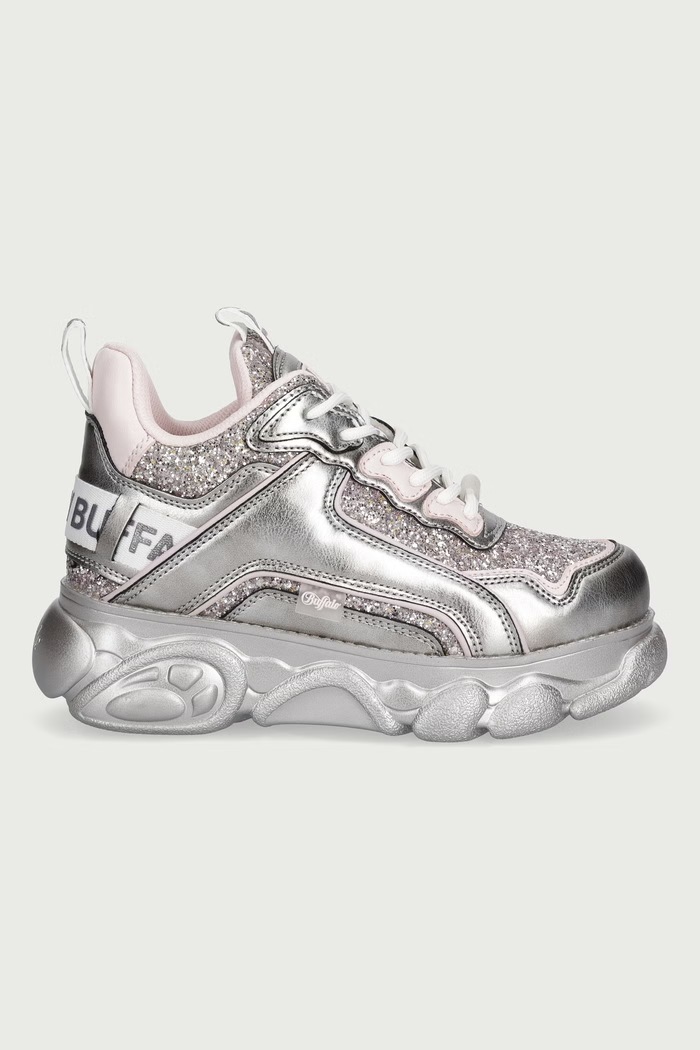 Buffalo Cld Chai sneakersy damskie 16289.MEP srebrny AW26