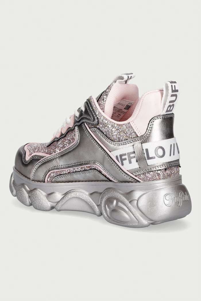 Obuwie Buffalo Cld Chai sneakersy damskie 16289.MEP srebrny