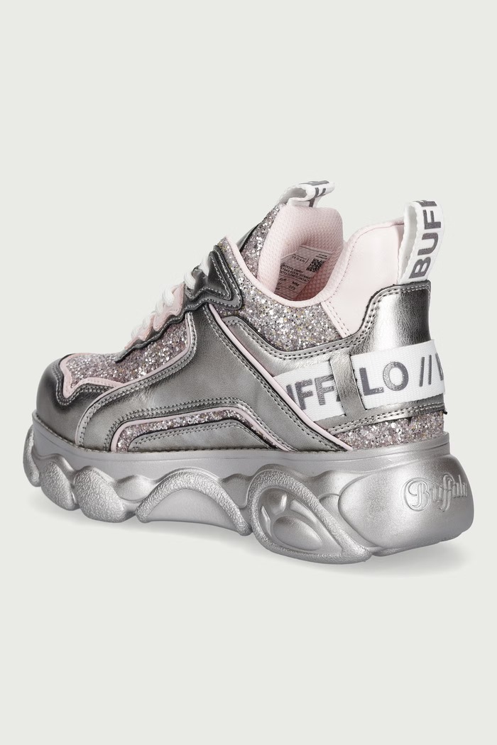 Obuwie Buffalo Cld Chai sneakersy damskie 16289.MEP srebrny