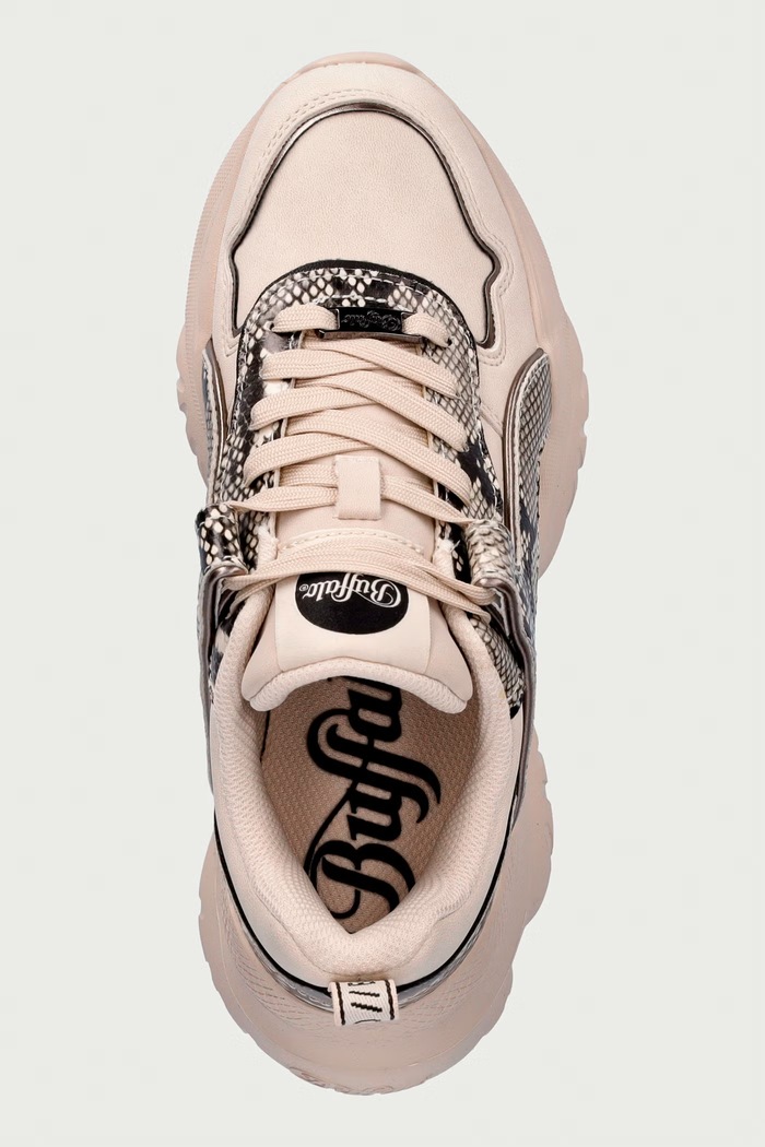 Buffalo Bliss sneakersy damskie beżowy 16283.CRE