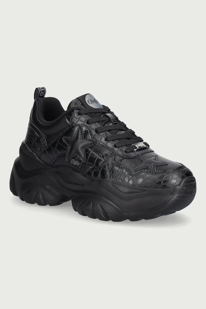 Buffalo Bliss Star sneakersy damskie czarny 16136.BLK