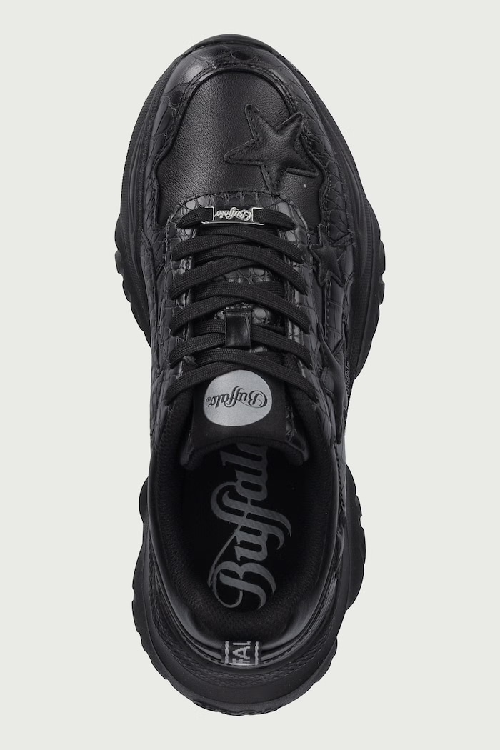 Bliss Star sneakersy damskie Buffalo 16136.BLK czarny