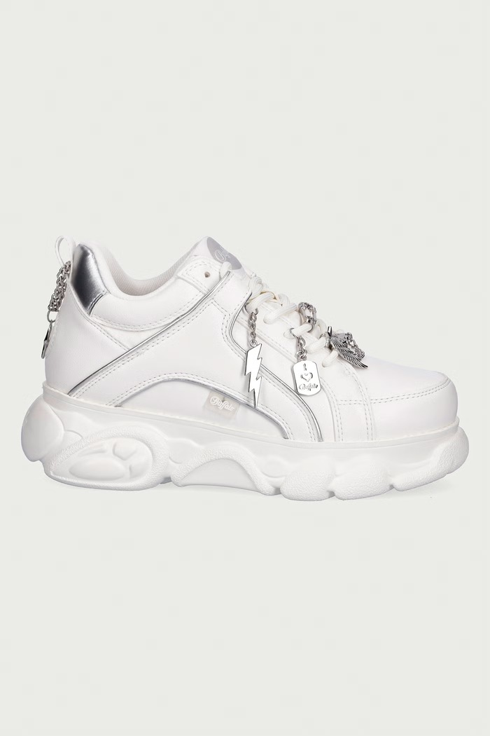 Buffalo Cld Corin Charms sneakersy damskie 16132.WHT biały AW26