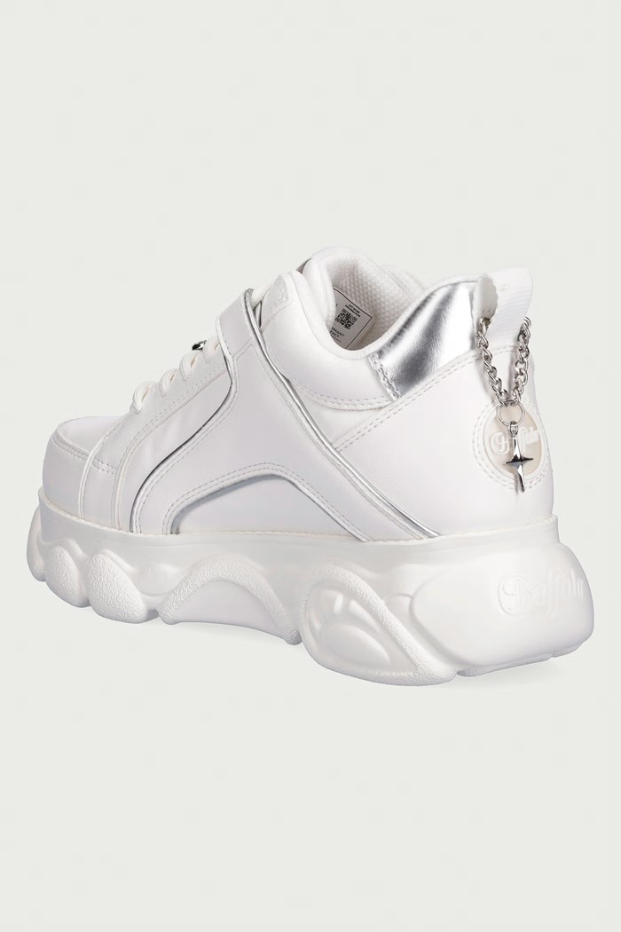 Obuwie Buffalo Cld Corin Charms sneakersy damskie 16132.WHT biały