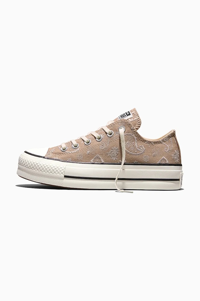 Παπούτσια Converse Chuck Taylor All Star Lift OX πάνινα sneakers Γυναικεία A22398C μπεζ