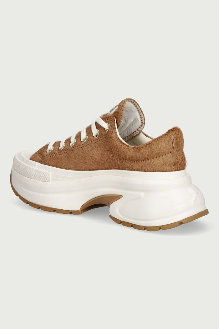 Shoes Converse Run Star Crush OX plimsolls Women's leather Low A22626C brown