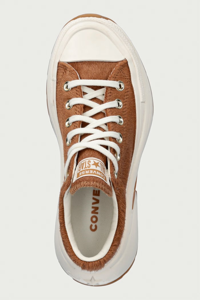 Run Star Crush OX plimsolls Women's leather Low Converse A22626C brown