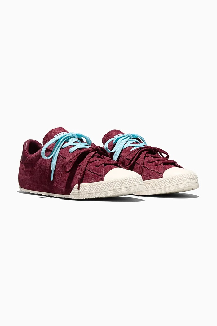Converse Chuck Taylor LO OX tenisice za žene od brušene kože A20130C bordo AW26