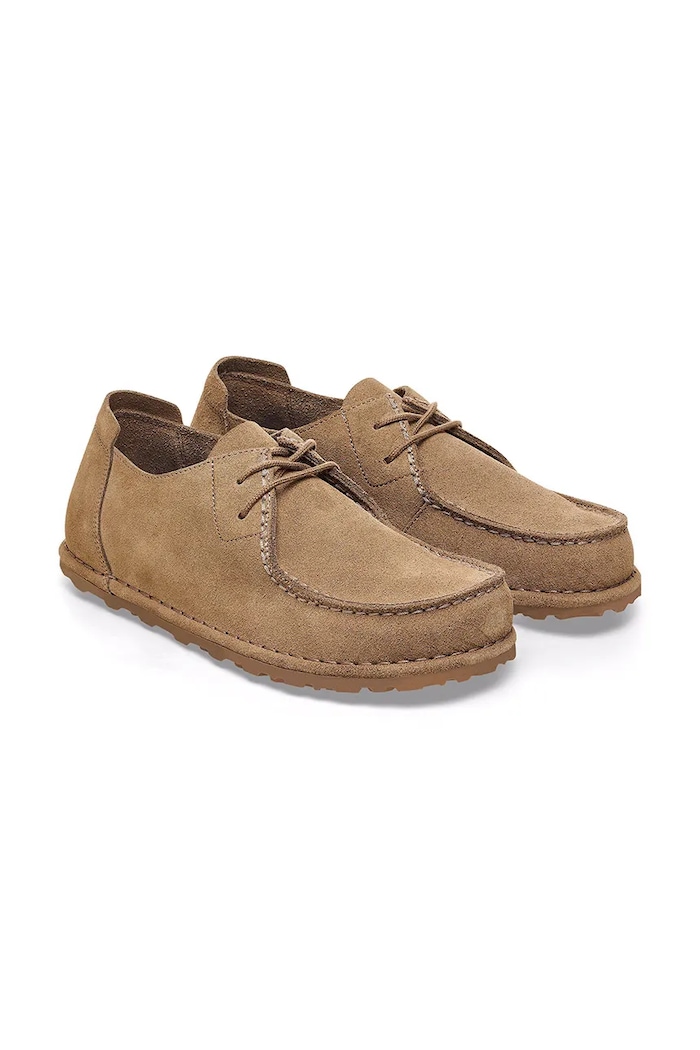 Obuwie Birkenstock Utti Lace LEVE półbuty damskie zamszowe 1034413 brązowy