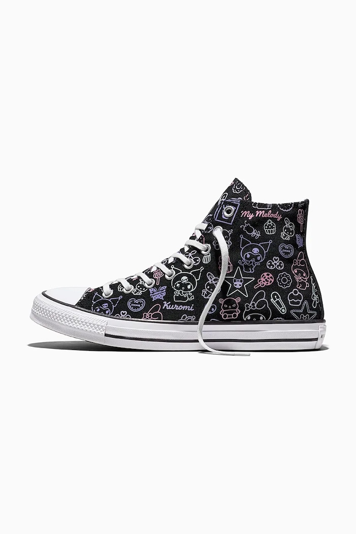 Obuwie Converse X Hello Kitty Chuck Taylor All Star HI trampki damskie A24938C czarny