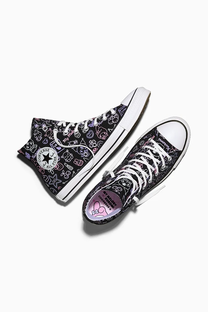X Hello Kitty Chuck Taylor All Star HI trampki damskie Converse czarny A24938C
