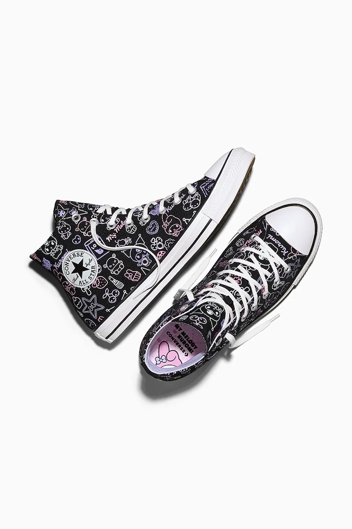 X Hello Kitty Chuck Taylor All Star HI trampki damskie Converse czarny A24938C