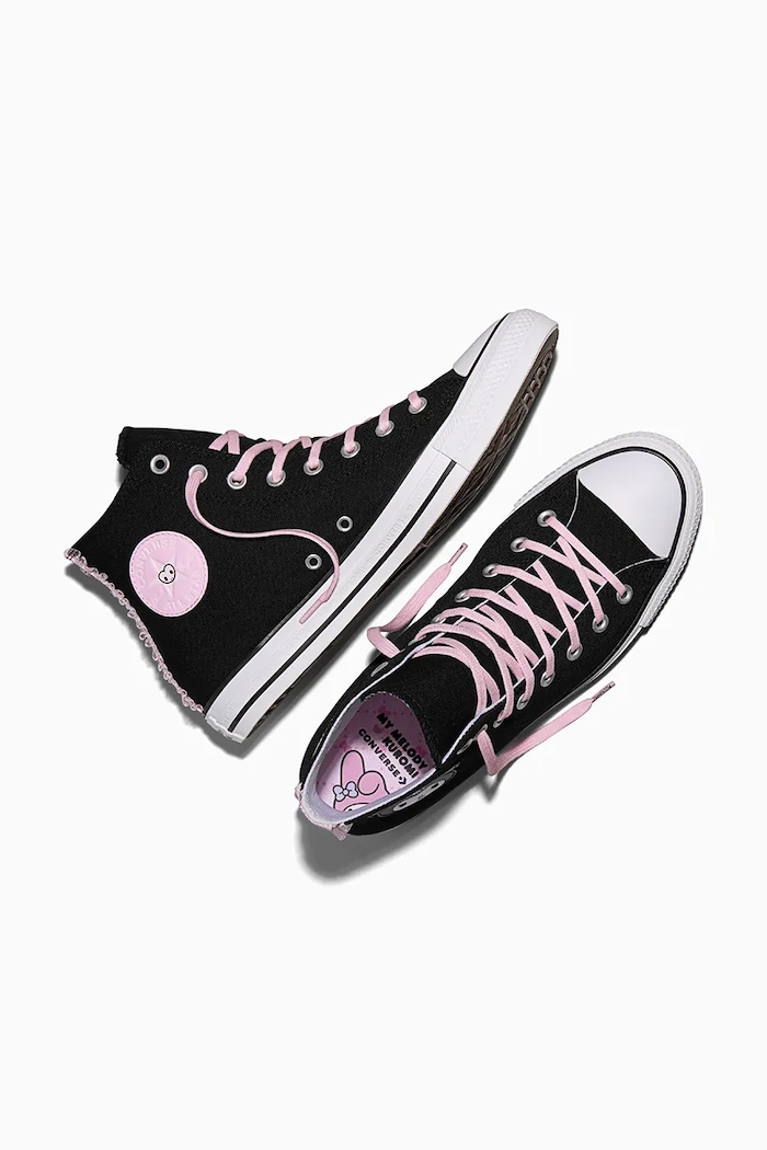 X Hello Kitty Chuck Taylor All Star HI trampki damskie Converse czarny A21837C