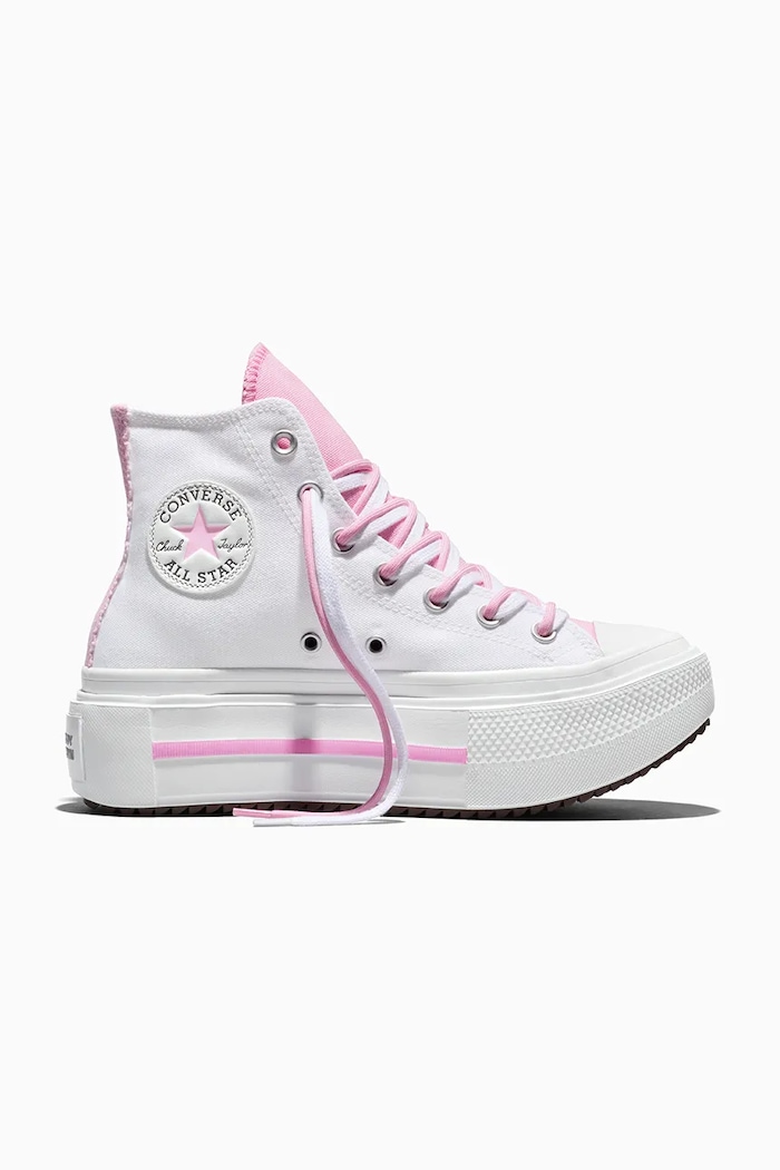 Converse X Hello Kitty Chuck Taylor All Star Lift Double Stack HI trampki damskie biały A21835C