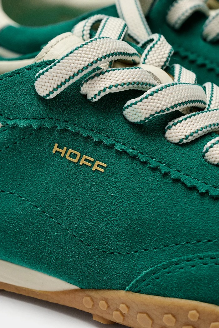 Παπούτσια Hoff BRIDGE FL GREEN sneakers γυναικεία σουέτ 22661405 πράσινο