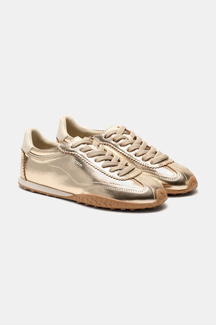 Hoff BRIDGE FL GOLD sneakers γυναικεία δερμάτινα 22661404 χρυσαφί AW26