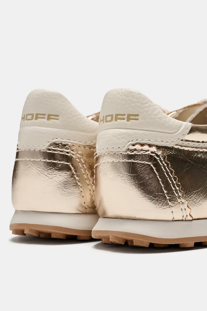 Hoff BRIDGE FL GOLD sneakers γυναικεία δερμάτινα χρυσαφί 22661404