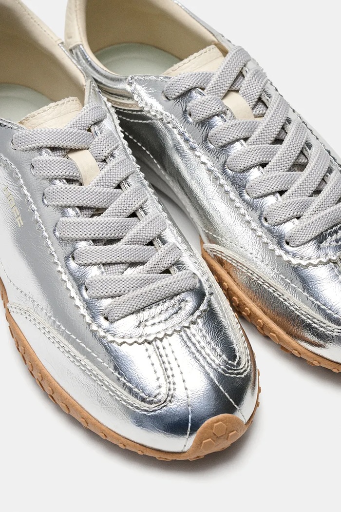 Παπούτσια Hoff BRIDGE FL SILVER sneakers γυναικεία δερμάτινα 22661403 ασημί
