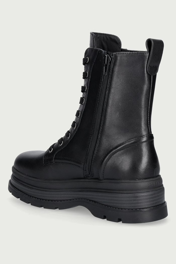 Obuv Pinko Workery dámske kožené Eva 05 SD0689.P001.Z99 čierna