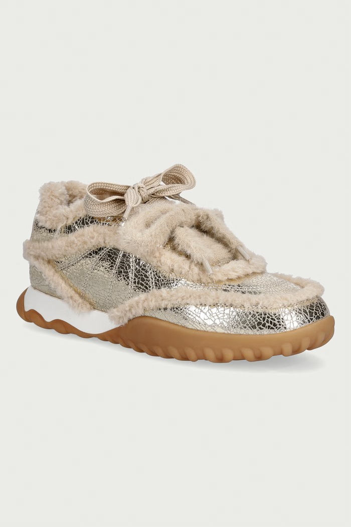 Pinko Gea 02 sneakers dámske kožené zlatá SS0179.P156.Z22