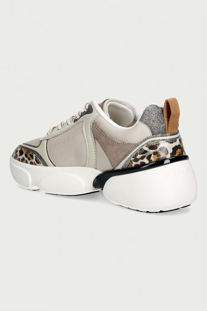 Παπούτσια Pinko Alba 03 sneakers γυναικεία SS0211.P181.ZU5 μπεζ