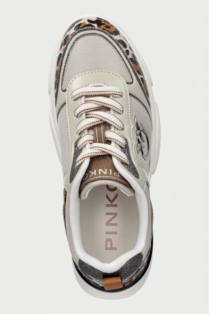 Pinko Alba 03 sneakers γυναικεία μπεζ SS0211.P181.ZU5