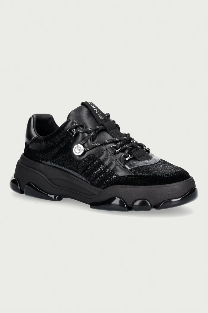 Pinko Athena 01 sneakers γυναικεία μαύρο SS0195.P002.Z99