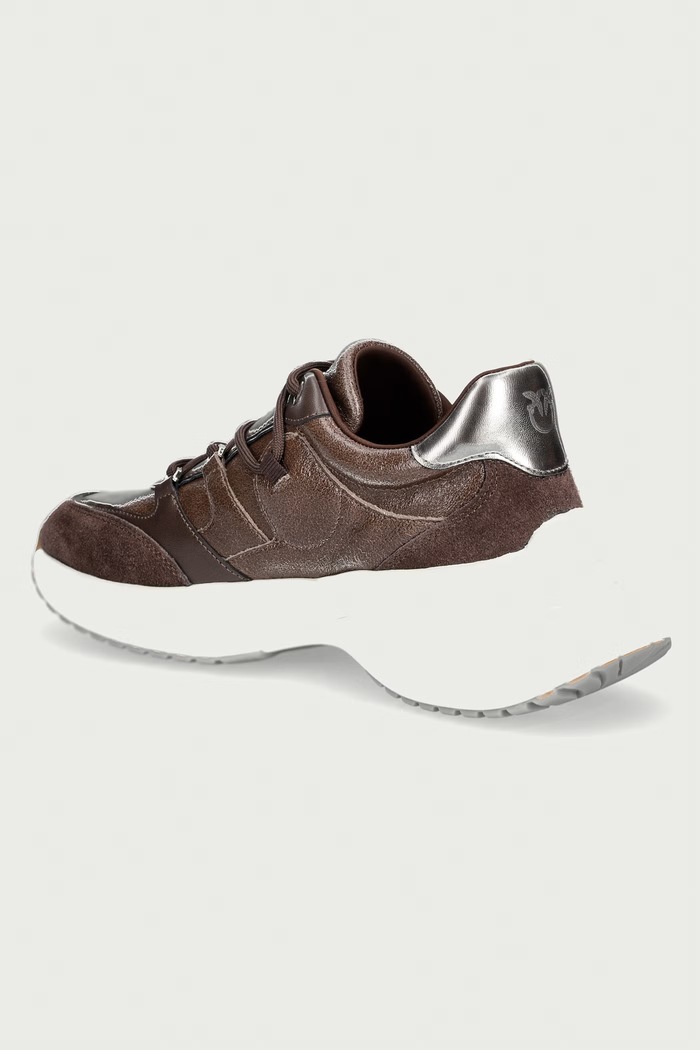 Παπούτσια Pinko Ariel 36 sneakers γυναικεία SS0215.P021.L72 καφέ