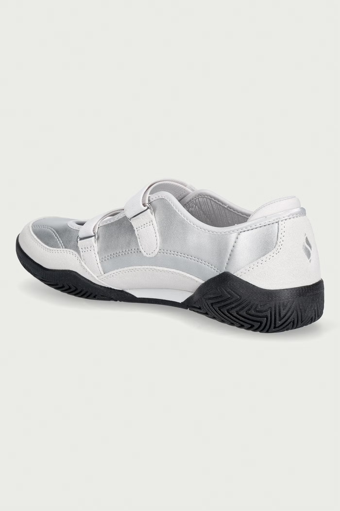 Obuwie Skechers baleriny skórzane ZINGER EVO-ZEN DAZE 190167 szary