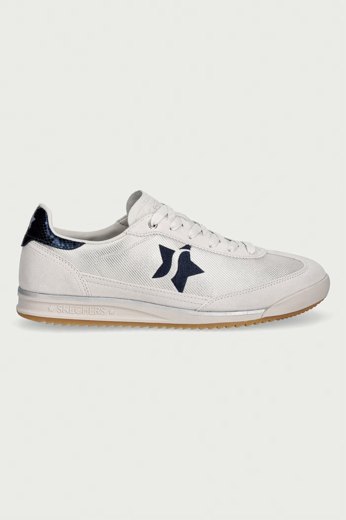 Skechers PERFECTLY SHIMMERED sneakersy damskie 185450 beżowy AW26