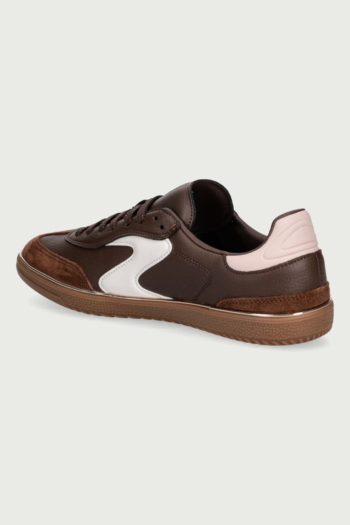 Obuwie Skechers LIVING LUXE sneakersy damskie 185405 brązowy