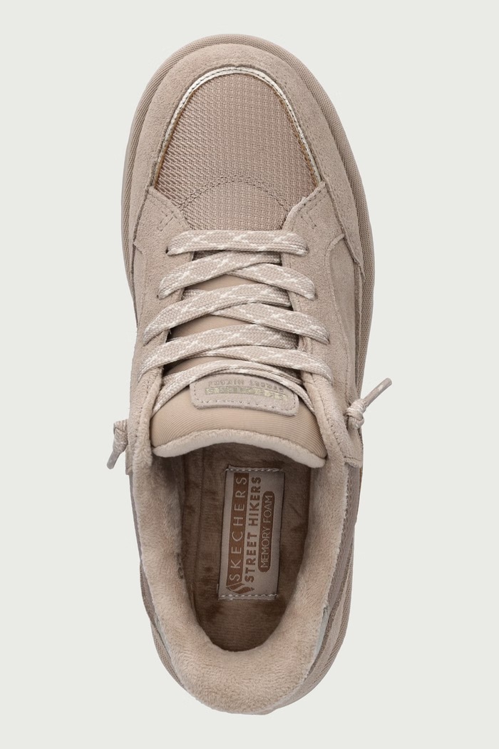 STREET HIKER E sneakersy damskie Skechers 190196 beżowy