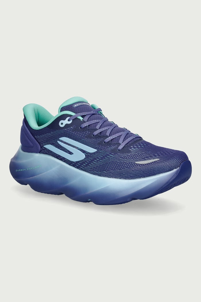 Skechers Buty treningowe damskie SKX AERO BURST niebieski 172210