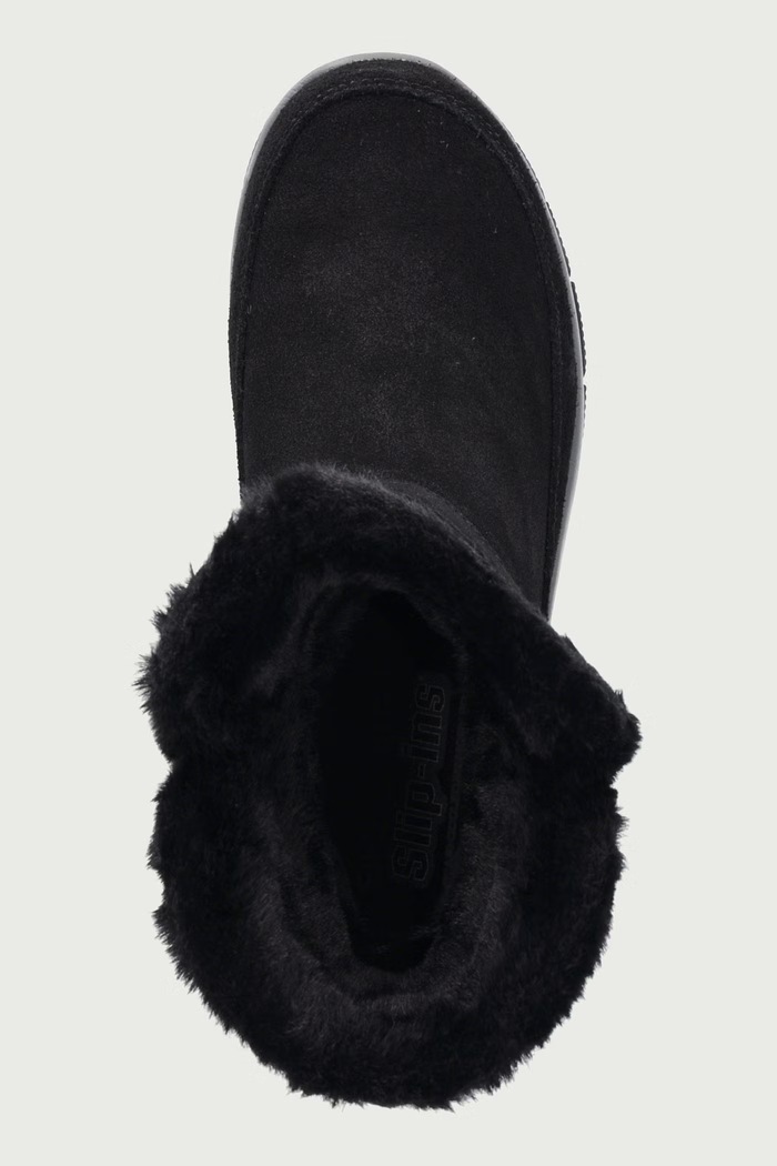 EASY GOING-DREAMERS LUXE VIBE śniegowce damskie zamszowe Skechers 168051 czarny