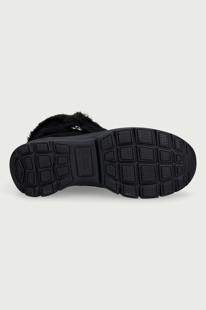 EASY GOING-DREAMERS LUXE VIBE śniegowce damskie zamszowe Skechers czarny 168051