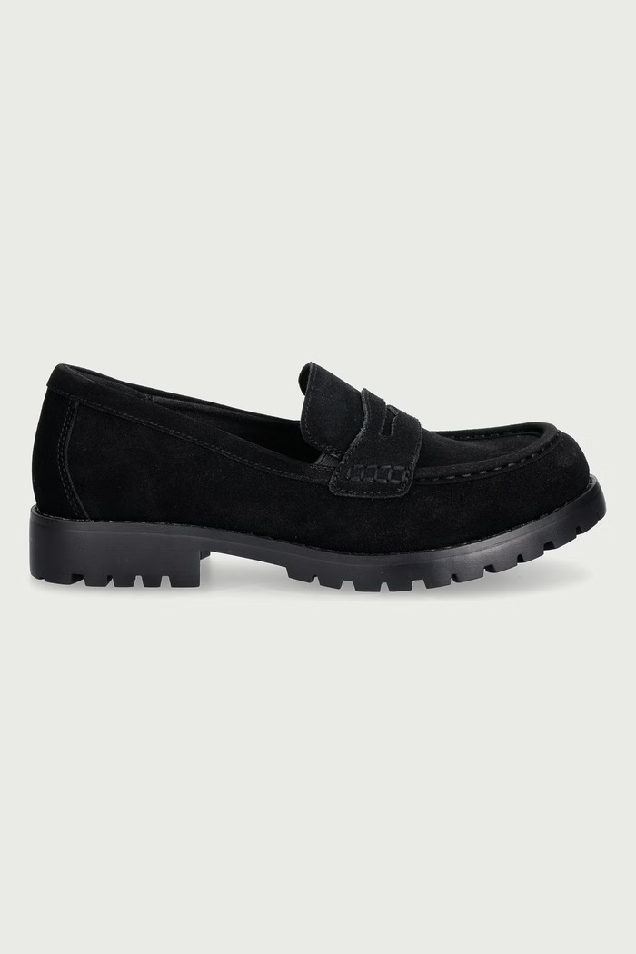 Skechers Mokasyny damskie zamszowe CYPRESS - CHIC SURGE 158949 czarny AW26