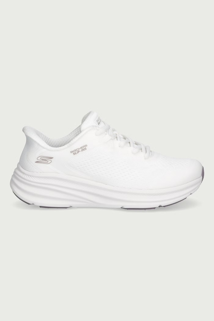 Skechers Sneakersy damskie BOBS SKILLZ 117756 biały AW26