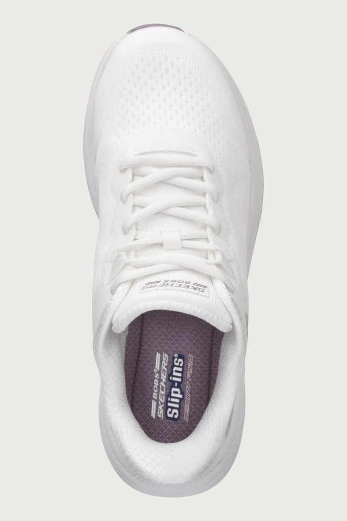 Sneakersy damskie BOBS SKILLZ Skechers 117756 biały
