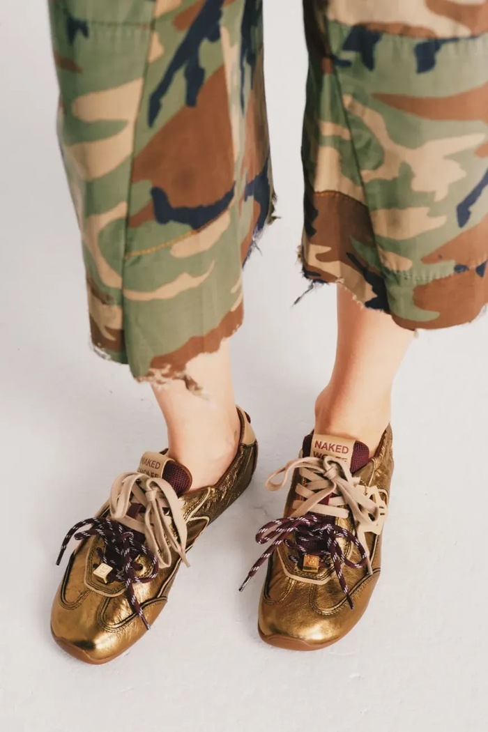 Naked Wolfe Soul sneakers γυναικεία δερμάτινα Soul.Bronze.Leather