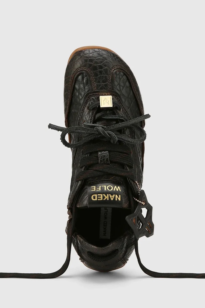 Soul sneakers γυναικεία δερμάτινα Naked Wolfe μαύρο Soul.Black.Aviator