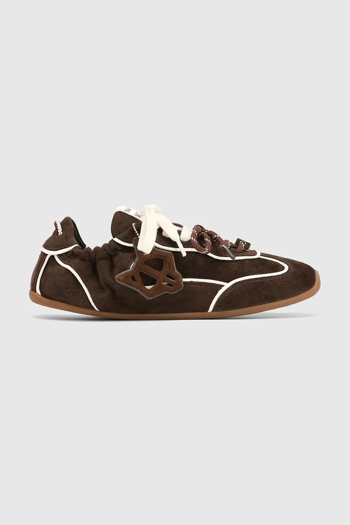 Naked Wolfe Soul sneakers γυναικεία σουέτ καφέ Soul.Biscuit.Suede