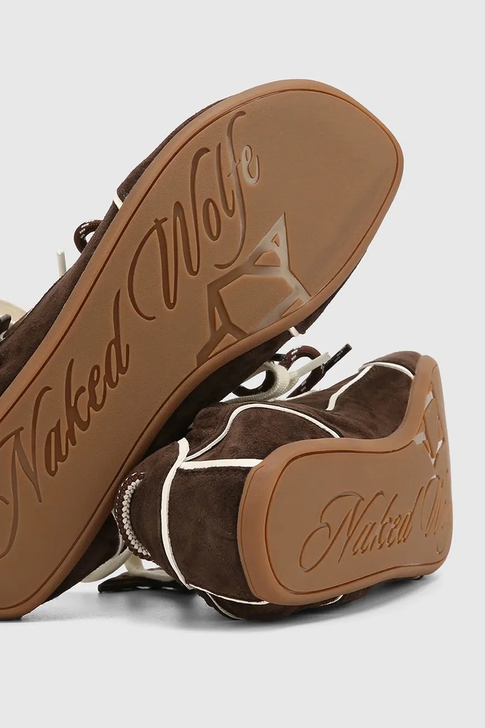 Soul sneakers γυναικεία σουέτ Naked Wolfe Soul.Biscuit.Suede καφέ
