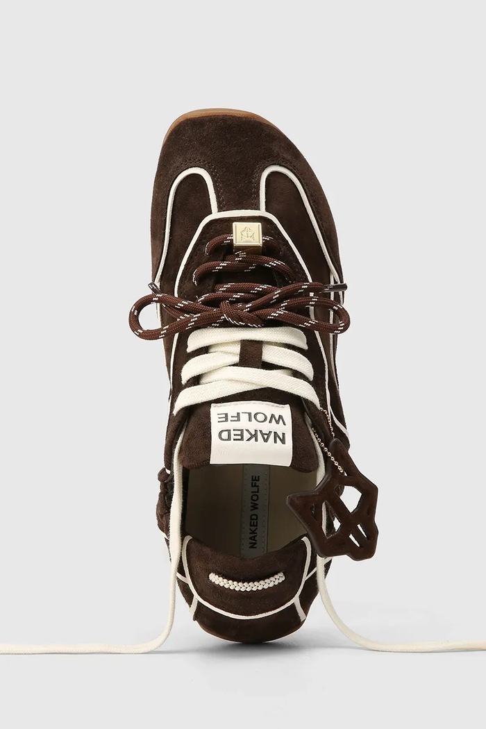 Soul sneakers γυναικεία σουέτ Naked Wolfe καφέ Soul.Biscuit.Suede
