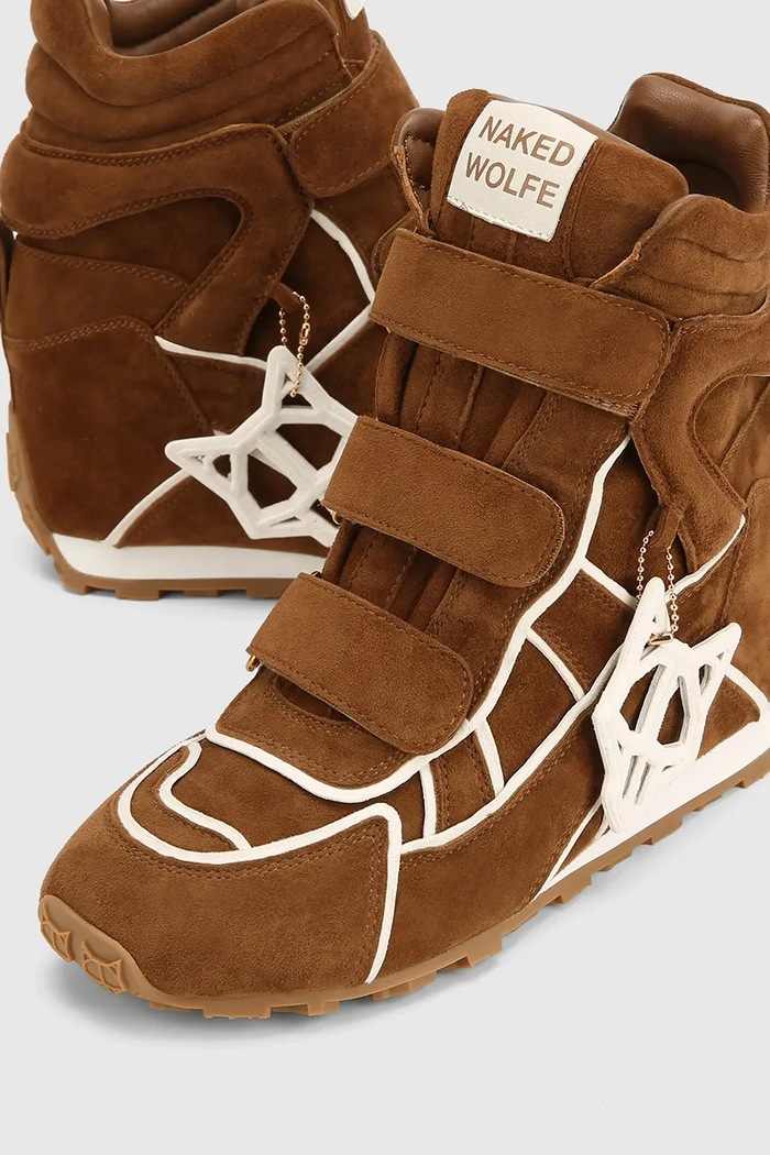 Obuwie Naked Wolfe Element sneakersy damskie zamszowe Element.Tan.Suede brązowy