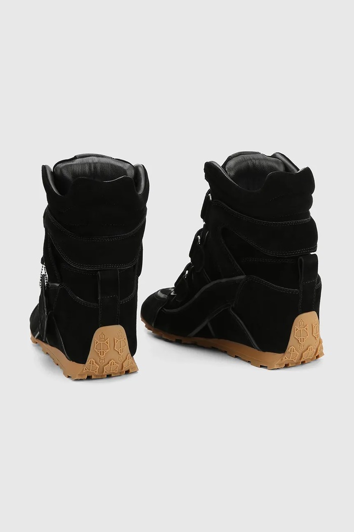 Obuwie Naked Wolfe Element sneakersy damskie zamszowe Element.Black.Suede czarny