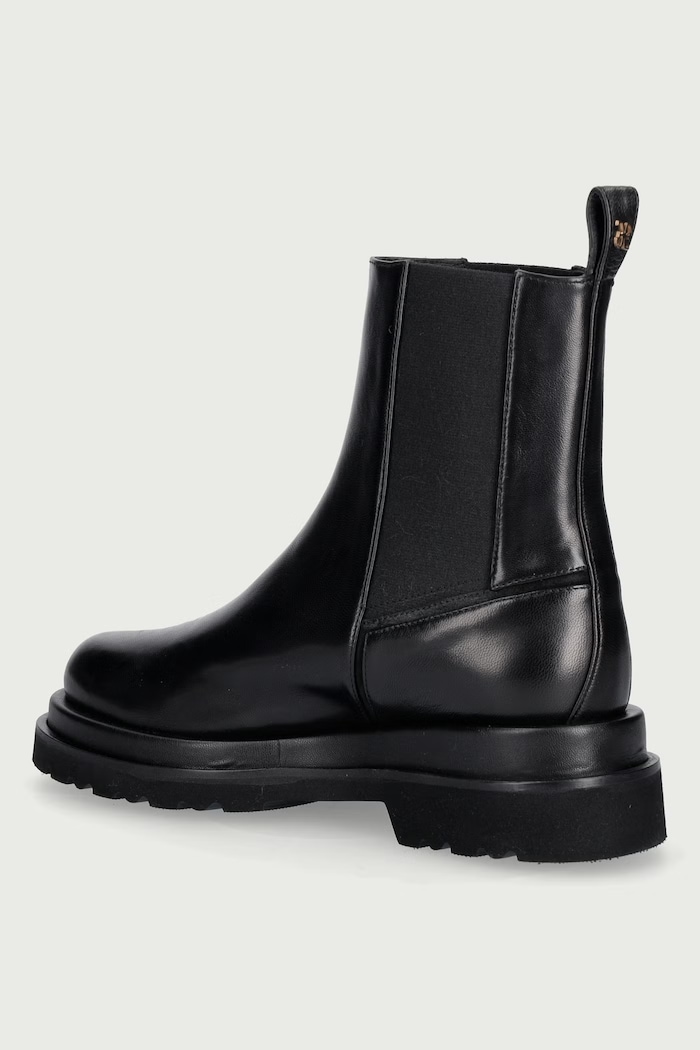 Obuv FABI Chelsea čižmy dámske kožené Baron Velour FD9468.B00FTIBAR900 čierna