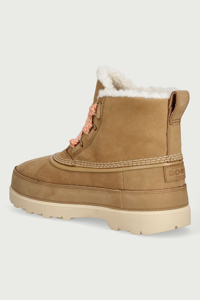 Obuwie Sorel W AMBLER FIRESIDE CHUKKA buty damskie skórzane 2175061263 brązowy