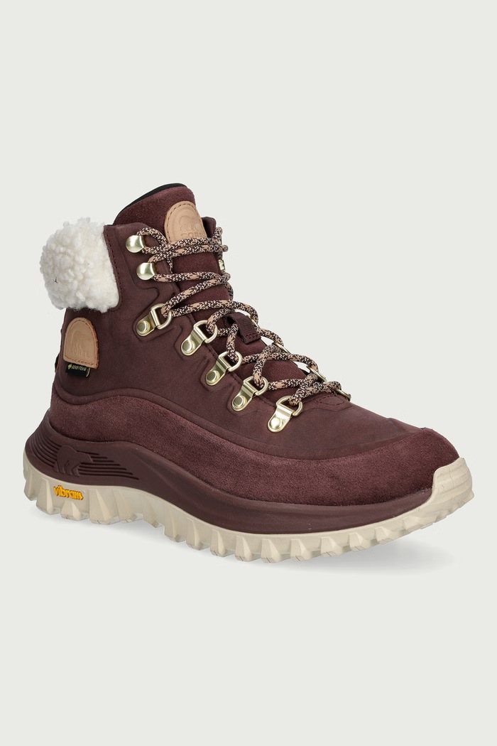 Sorel W CALLSIGN CONQUEST GTX śniegowce damskie zamszowe bordowy 2169691630