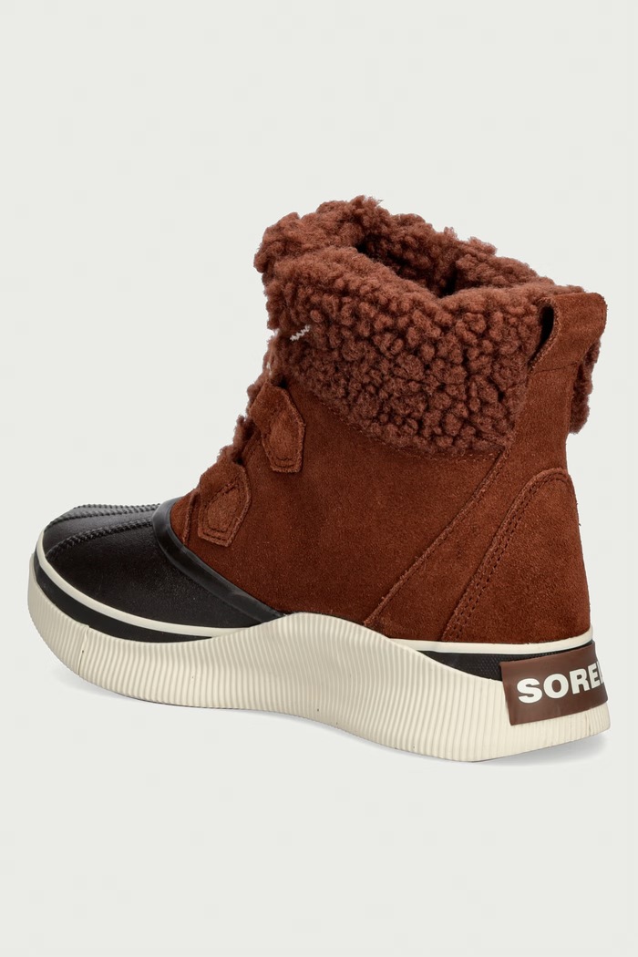 Obuwie Sorel OUT N ABOUT IV CHILLZ WP śniegowce damskie zamszowe 2088131245 brązowy