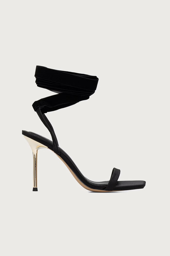 Aldo Sandále na ihličkovom podpätku CASERTA 14507838.CASERTA čierna AW26